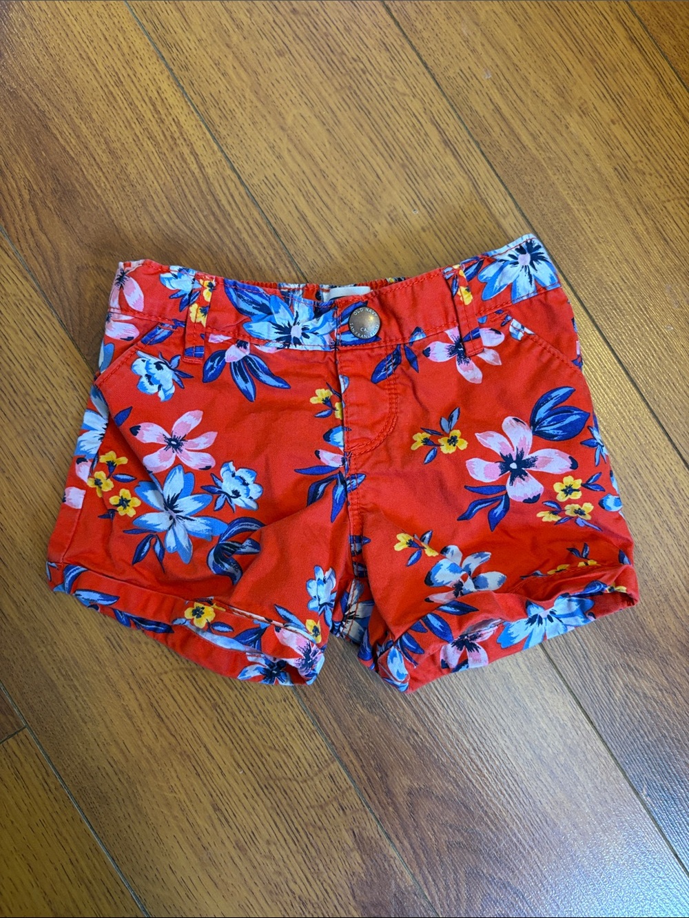 🌺10/$20 Red Floral Toddler Girls Shorts